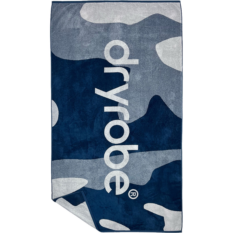 Serviette De Plage Bio « Dryrobe » 2026 DROBEACHT - Blue Black Camo